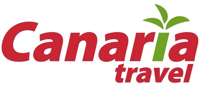 canaria-travel-cerveno-zelene-logo-se-znakem-palmy-na-bilem-pozadi